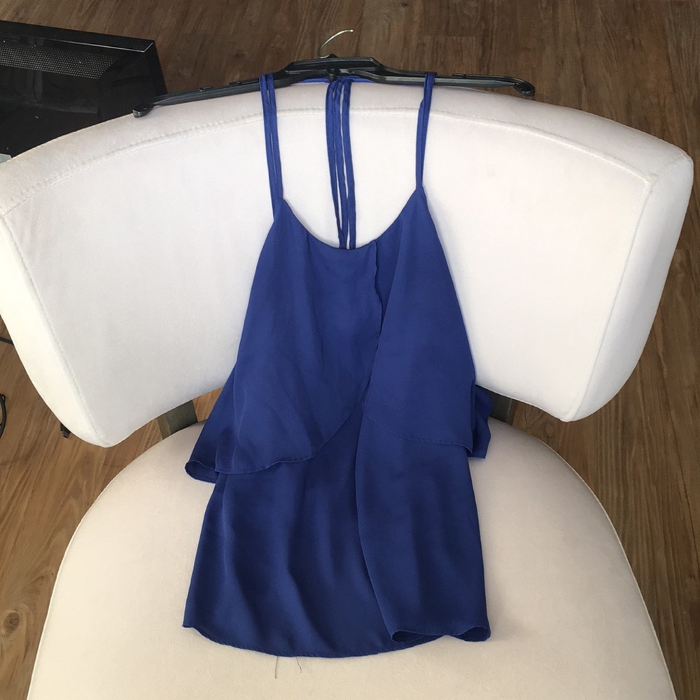 Boutique Blue Tank Top